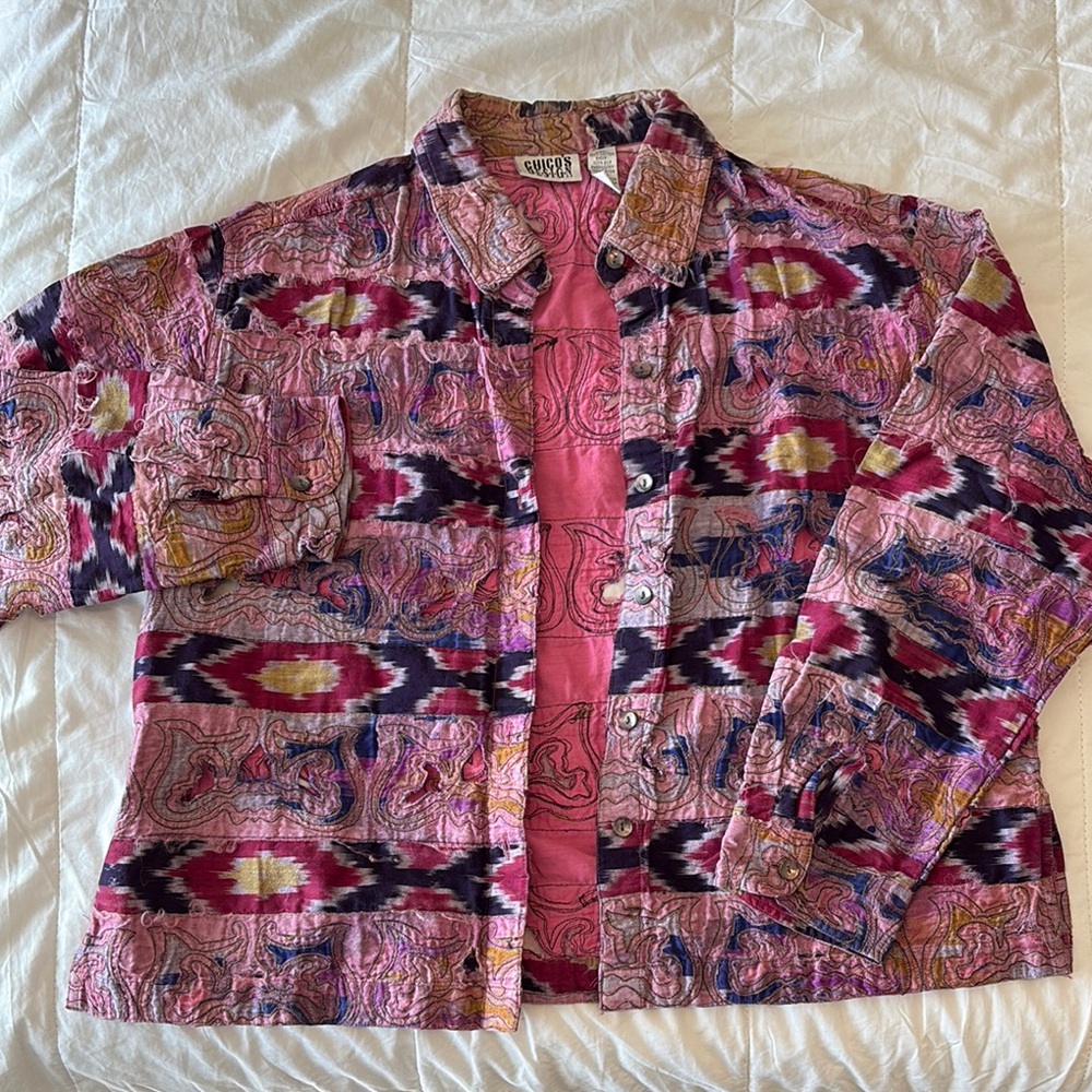 Chico's Patterned Textured Women's Top